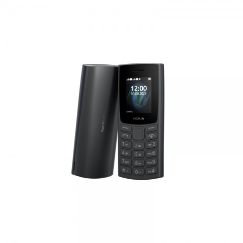 Mobilus telefonas Nokia 105 2023m 4G Dual Sim juodas (black) 